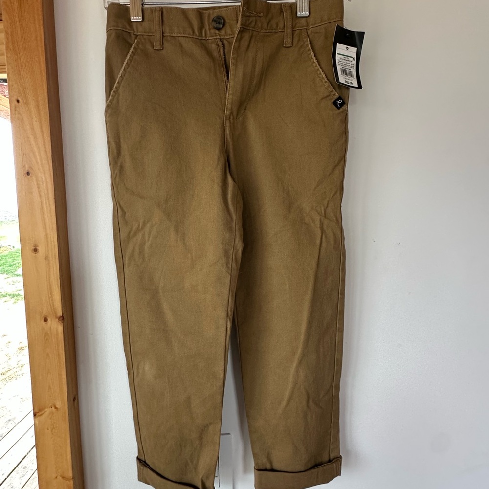 Kids classic tan chino